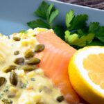 Luscious Creamy Salmon Piccata with Zesty Lemon & Capers
