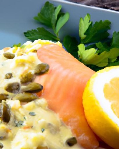 Luscious Creamy Salmon Piccata with Zesty Lemon & Capers