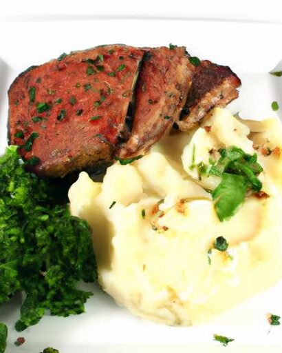 Savor Garlic Butter Steak Bites with Cheesy Smashed Potatoes