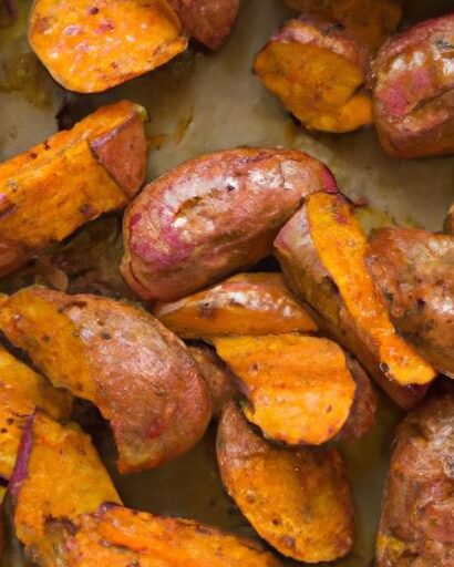 Golden Crispy Roasted Sweet Potatoes: A Flavorful Delight