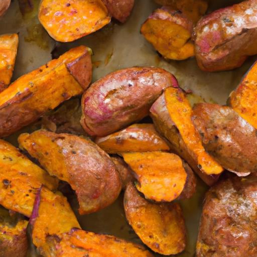 Golden Crispy Roasted Sweet Potatoes: A Flavorful Delight