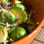 Crunchy Shaved Brussels Sprouts Salad with Nutty Pumpkin Seeds