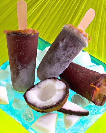 Refreshing Acai & Coconut Popsicles: A Tropical Delight