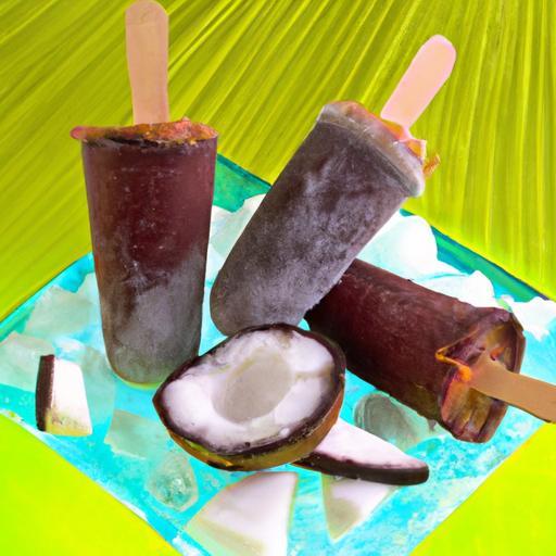 Refreshing Acai & Coconut Popsicles: A Tropical Delight