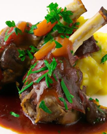 Melting Moments: The Art of Slow-Braised Lamb Shanks