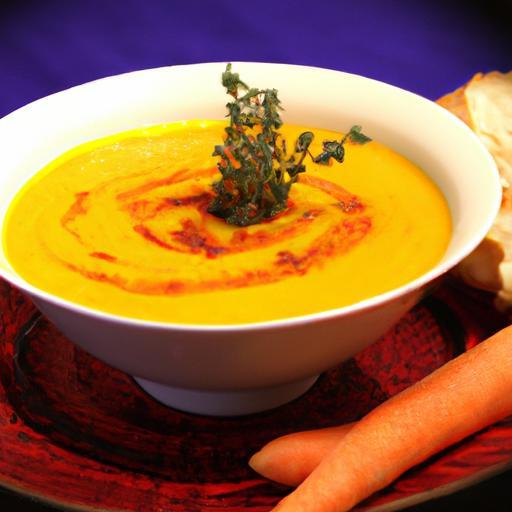 Golden Glow: A Warm and Zesty Carrot Ginger Soup Recipe