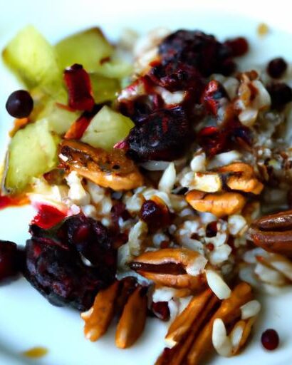 Harvest Harmony: Wild Rice and Cranberry Salad Delight