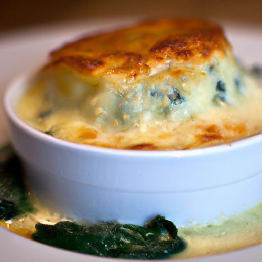 Elevate Your Dinner: Creamy Spinach Soufflé with Gruyère