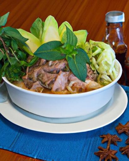 Pho Delight: Savory Oxtail Meets Aromatic Star Anise
