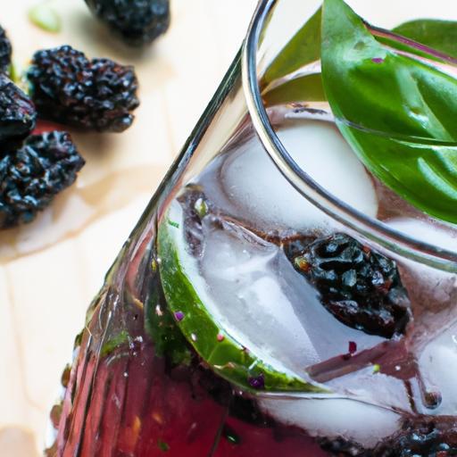 Refreshing Blackberry Basil Sparkling Water: A Flavorful Twist