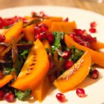 Persimmon & Pomegranate Salad: A Nutty Burst of Freshness