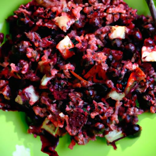 Harvest Harmony: Wild Rice and Cranberry Salad Delight