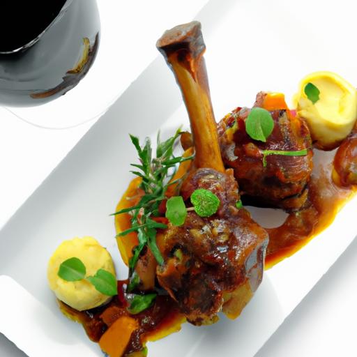 Melting Moments:⁣ The ⁣Art of⁢ Slow-Braised Lamb Shanks
