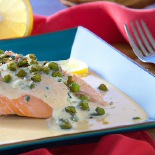 Luscious Creamy Salmon Piccata with Zesty Lemon ⁤& Capers