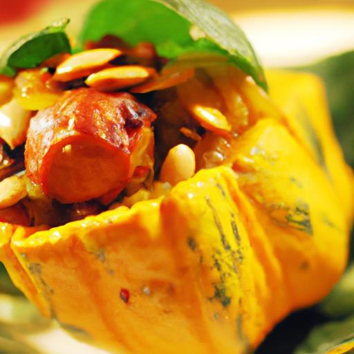 Hearty Sausage-Stuffed Acorn Squash: A Cozy Fall Delight