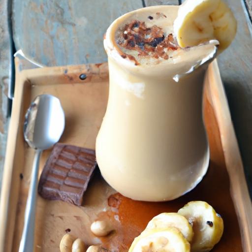 Power-Packed Banana, Peanut Butter & Chocolate Smoothie Bliss
