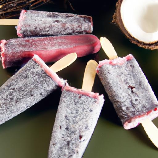 Refreshing Acai & Coconut Popsicles: A Tropical delight