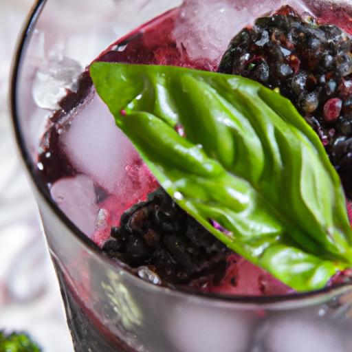 refreshing Blackberry Basil Sparkling Water: A Flavorful Twist