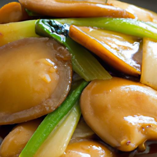 Savor the zest: ‍Abalone Stir-Fry with Ginger & Scallions