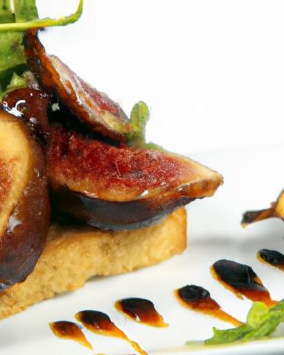 Elevate Your Palate: Seared Foie Gras with Fig & Balsamic