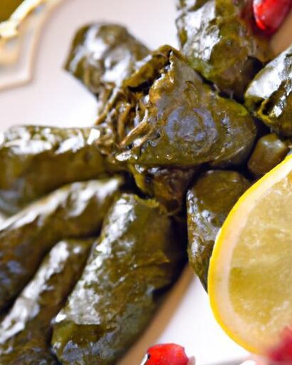 Stuffed Grape Leaves (Warak Enab): A Flavorful Journey