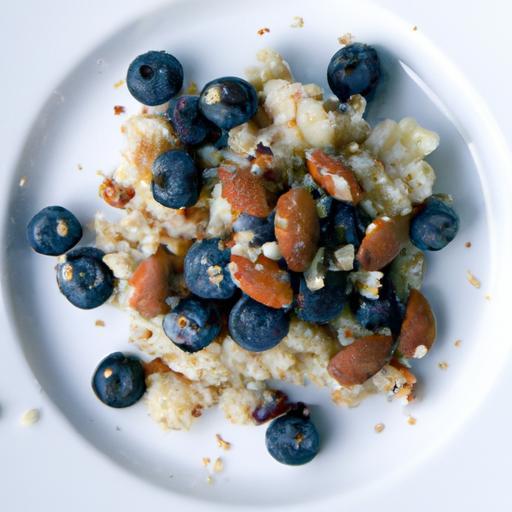 Energize Mornings: Quinoa Porridge with Almonds & Blueberries
