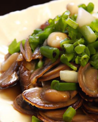 Savor the Zest: Abalone Stir-Fry with Ginger & Scallions