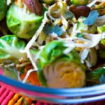 Crisp Shaved Brussels Sprouts Salad with Crunchy Pumpkin Seeds