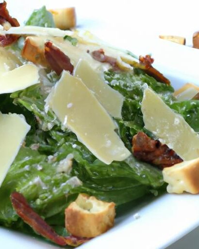 Savor Grilled Caesar Salad with Crispy Parmesan Flair