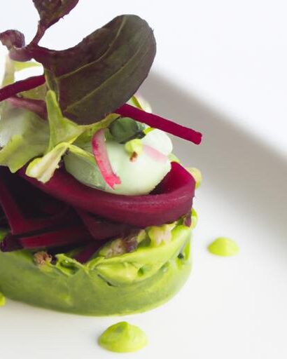 Beet Tartare Meets Goat Cheese Mousse: A Flavor Fusion