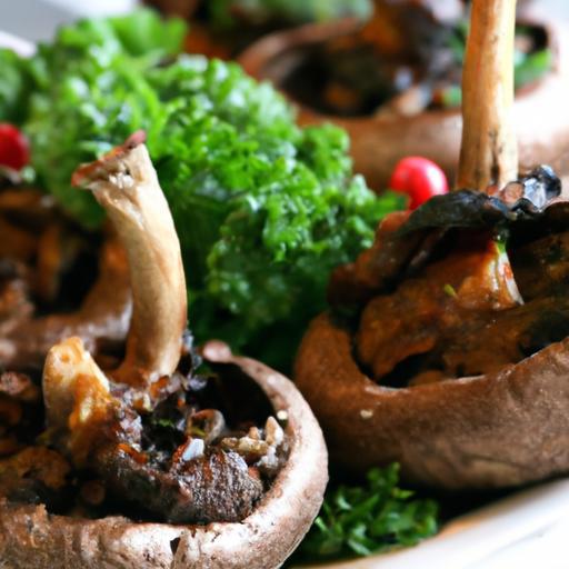 Hearty Vegetable-Stuffed Portabella Mushrooms: A Flavorful Feast