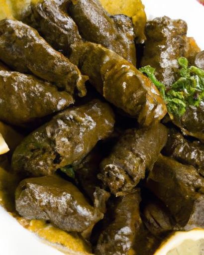Warak Enab Wonders: Exploring Stuffed Grape Leaves’ Rich Flavors
