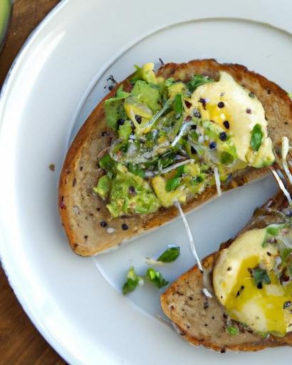Brighten Your Morning: Avocado & Egg Toast with Microgreens