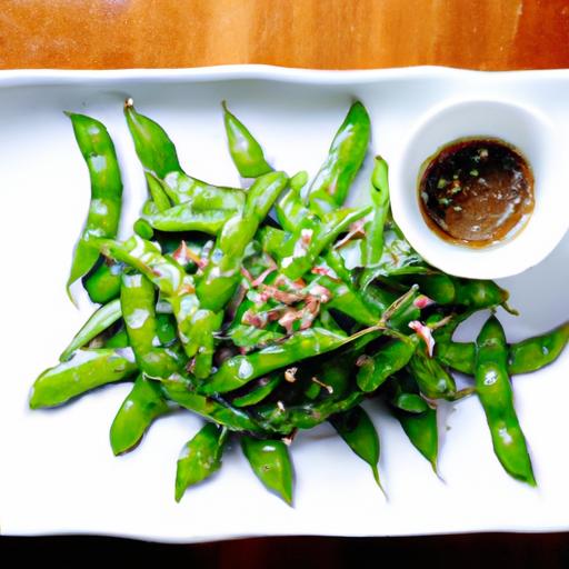 savory ​Edamame⁣ with Sea‍ Salt & Toasty Sesame​ Oil⁤ Delight