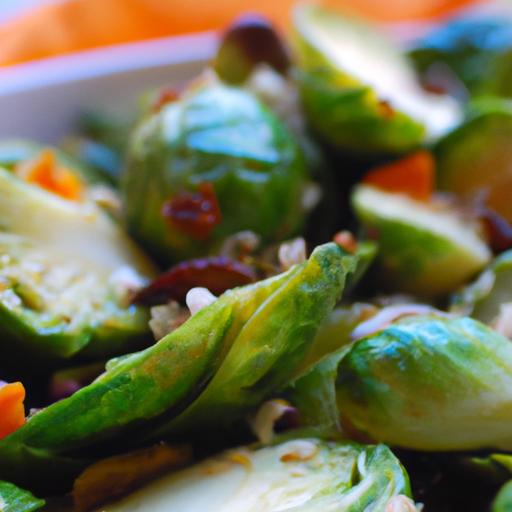 Crisp Shaved Brussels Sprouts Salad with Crunchy Pumpkin Seeds