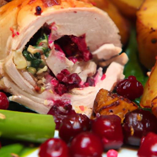 Savory Cranberry & Spinach Stuffed Chicken ⁤with Brie Bliss