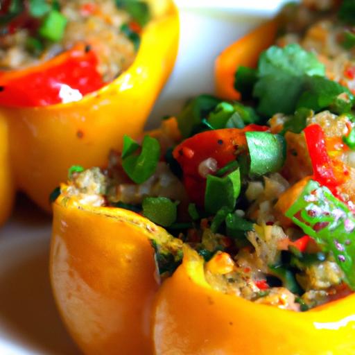 Colorful Quinoa-Stuffed​ Bell Peppers: A Nutritious Delight