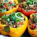 Colorful Quinoa-Stuffed Bell Peppers: A Nutritious Delight