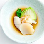 Geoduck Sashimi Delight: Fresh Flavors with Ponzu Sauce