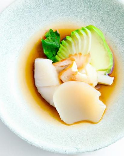 Geoduck Sashimi Delight: Fresh Flavors with Ponzu Sauce