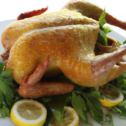 Savor Roasted Guinea Fowl: Herbs and Lemon Delight