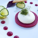 Beet Tartare Meets Creamy Goat Cheese Mousse: A Gourmet Duo