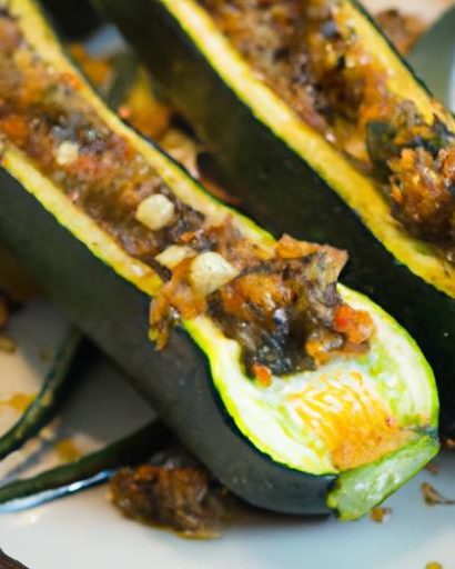 Flavor-Packed Stuffed Zucchini: A Vegan & Vegetarian Delight