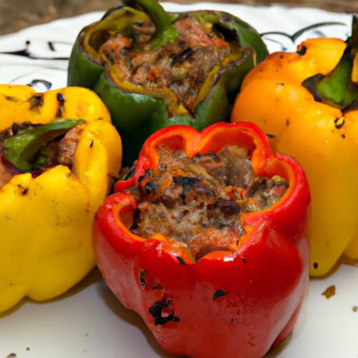 Savory Stuffed ⁣Bell Peppers ⁤with Juicy‌ Ground Turkey Delight