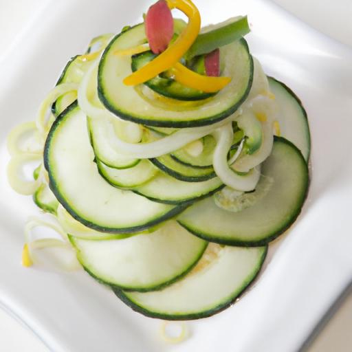 Zesty Twists: Crafting the Perfect Spicy Spiral Cucumber Salad