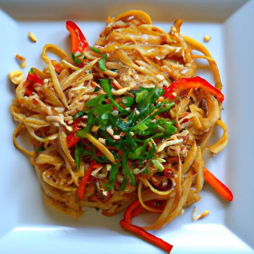 Fiery Peanut Noodles: A Veggie-Packed ‍Flavor Explosion