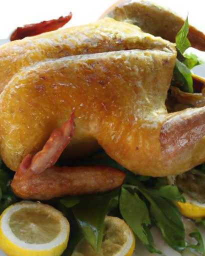 Savor Roasted Guinea Fowl: Herbs and Lemon Delight