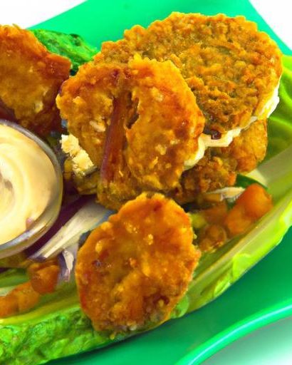 Kick Up Crab Cakes with Zesty Spicy Remoulade Sauce