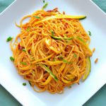 Fiery Peanut Noodles: A Veggie-Packed Flavor Explosion